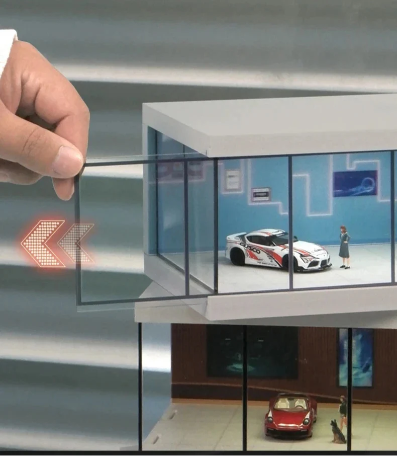Miniature Car Garage Display - 1 Storey - Smart Shop (Online Store for wise shoppers)