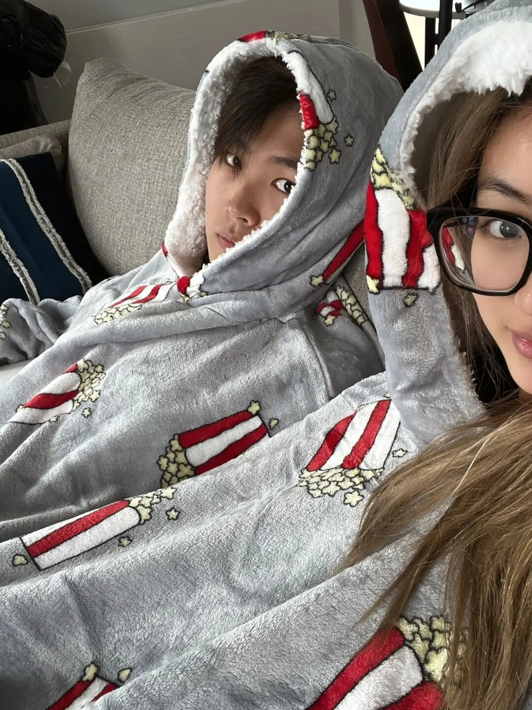 Couples Double Hooded Pullover - Smart Shop (Online Store for wise shoppers)