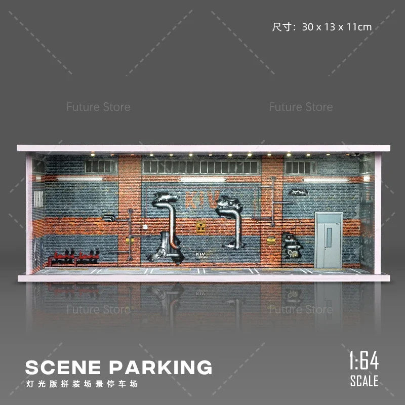 Miniature Car Garage Display - 1 Storey - Smart Shop (Online Store for wise shoppers)