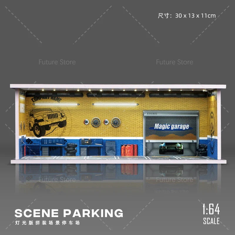 Miniature Car Garage Display - 1 Storey - Smart Shop (Online Store for wise shoppers)