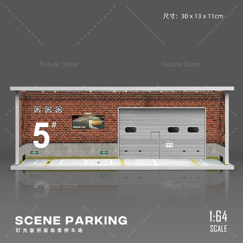 Miniature Car Garage Display - 1 Storey - Smart Shop (Online Store for wise shoppers)