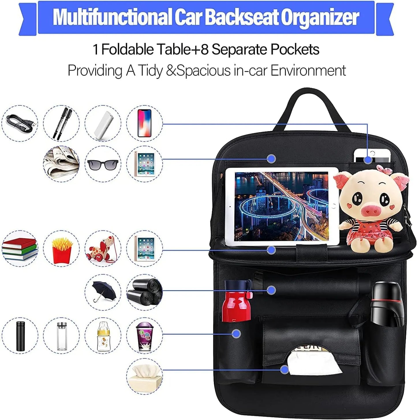 Multifunctional Car Seat Back Organizer - Smart Shop (Online Store for wise shoppers)