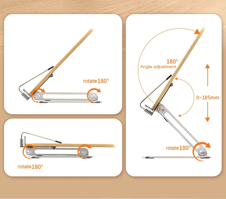 Multifunctional Adjustable Aluminum Alloy Reading Stand