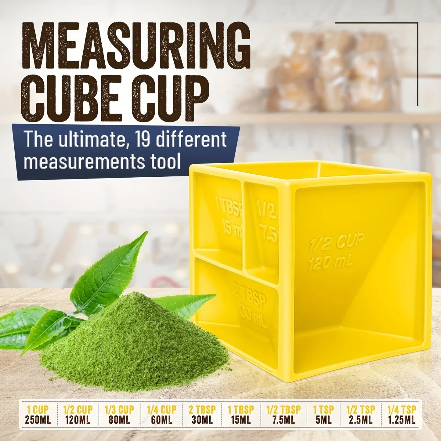 Multi Measuring Cube Cup