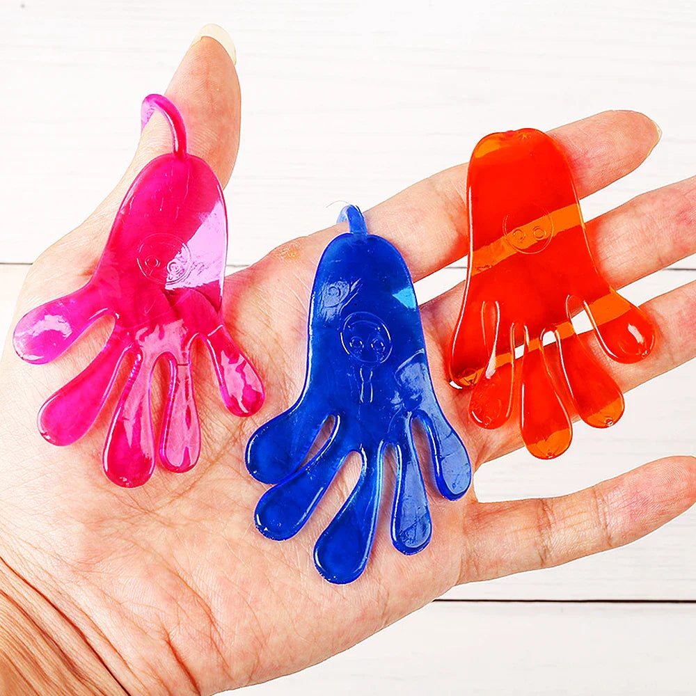 Multicolor Sticky Palm Toys - 30Pcs