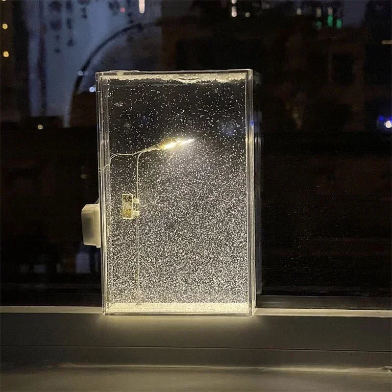 Crystal SnowFall Desktop Decor