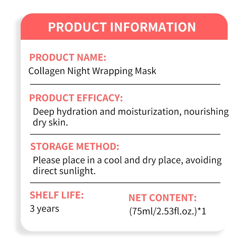 Deep Moisturizing Collagen Wrapping Mask - Smart Shop (Online Store for wise shoppers)