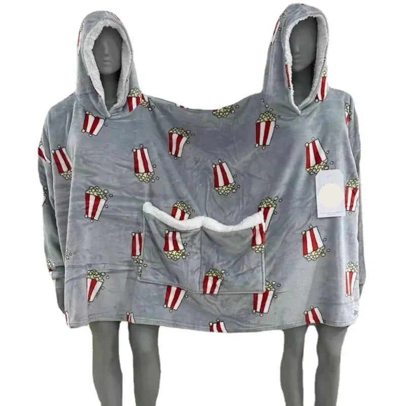 Couples Double Hooded Pullover - Smart Shop (Online Store for wise shoppers)
