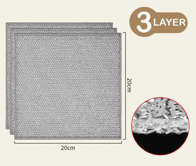 Microfiber Kitchen Dishwashing Cloth