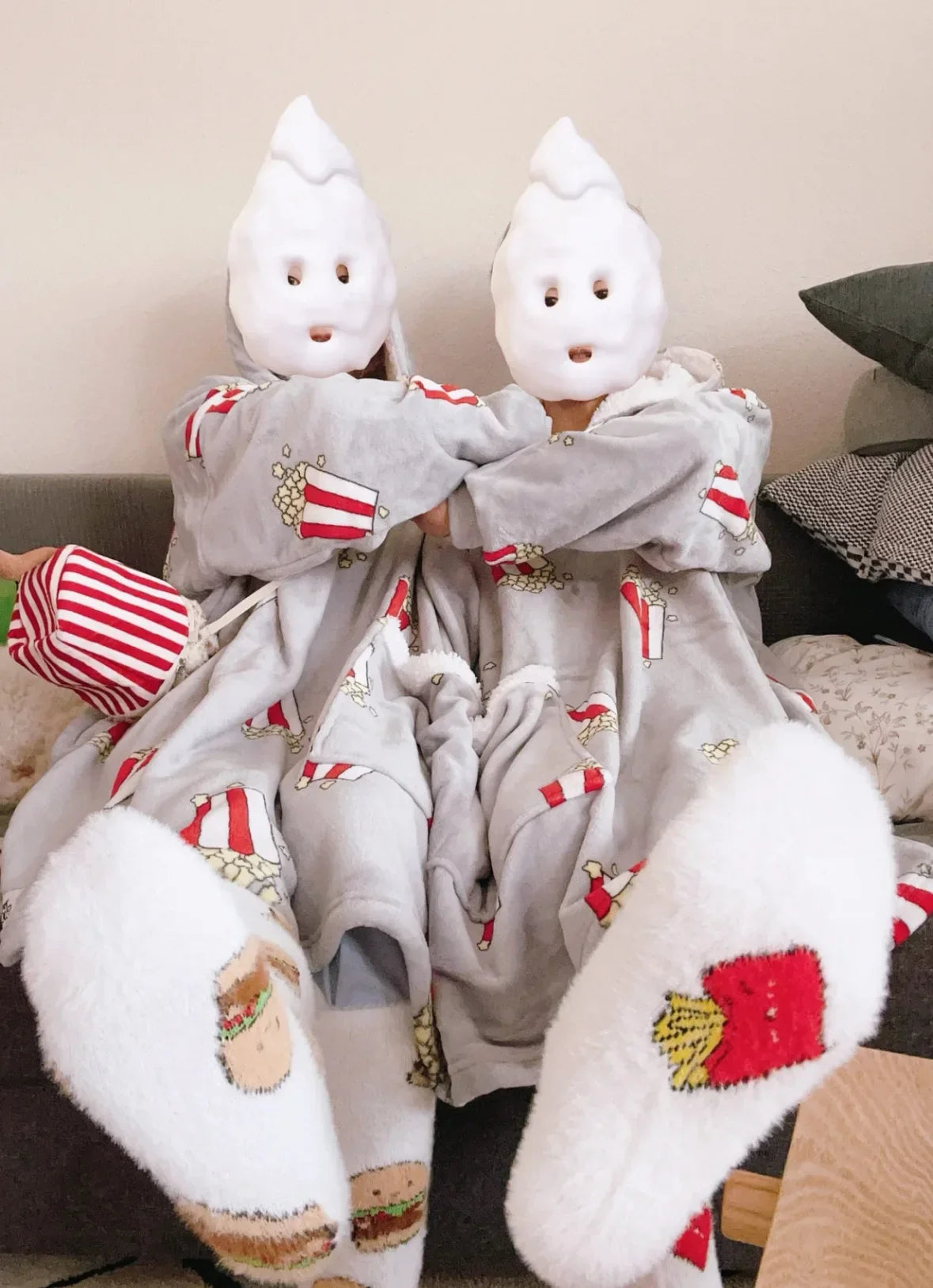 Couples Double Hooded Pullover - Smart Shop (Online Store for wise shoppers)
