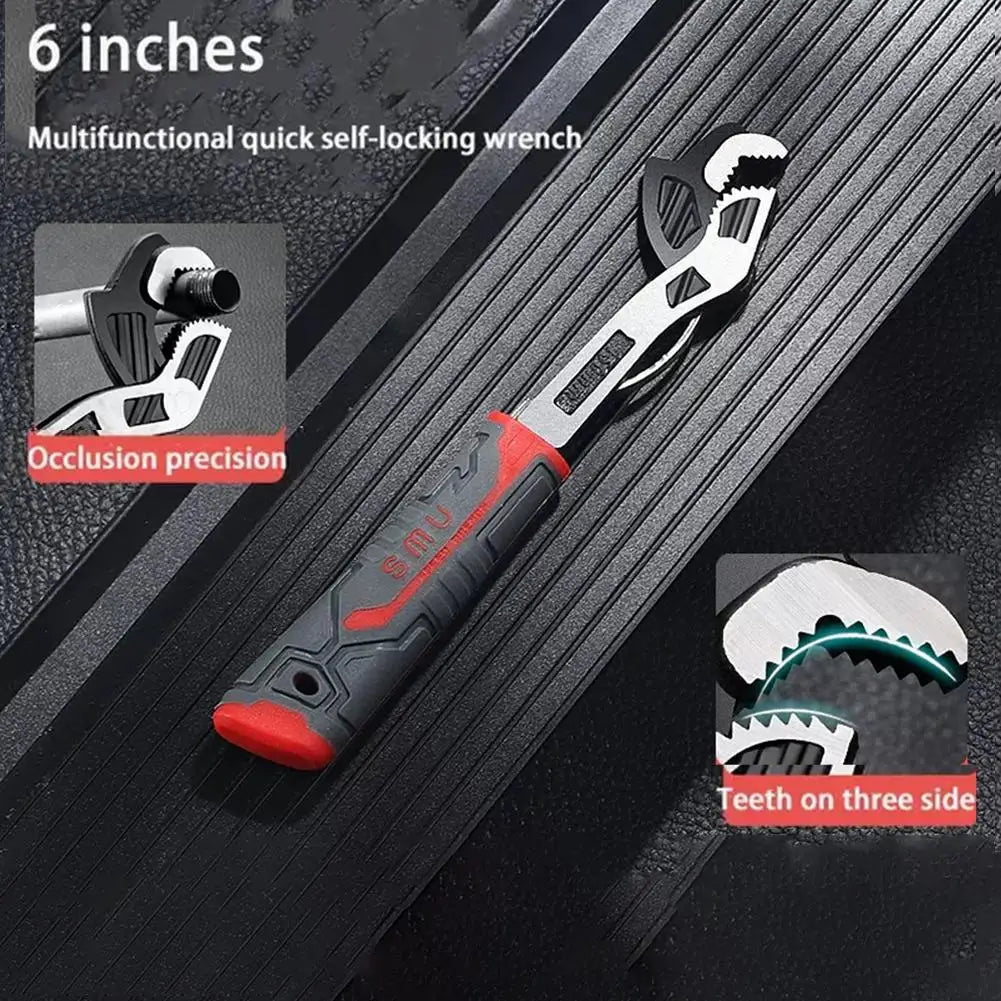 Multifunctional Self Locking Wrench