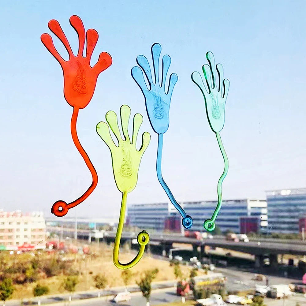 Multicolor Sticky Palm Toys - 30Pcs