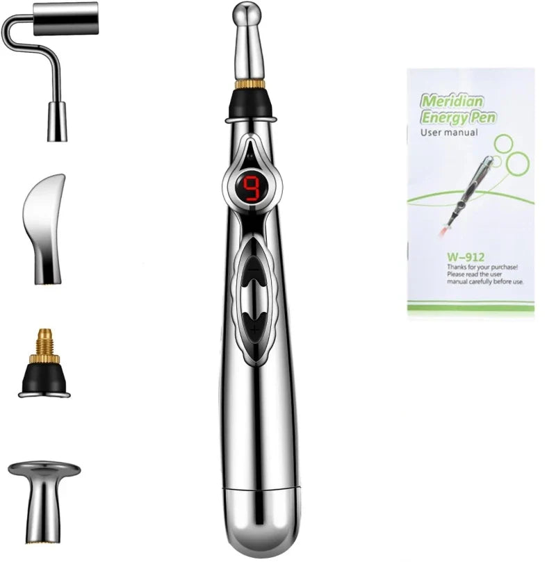 Multifunctional Acupuncture Massage Pen - 5 Heads