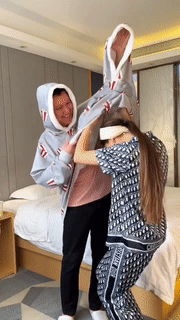 Couples Double Hooded Pullover - Smart Shop (Online Store for wise shoppers)