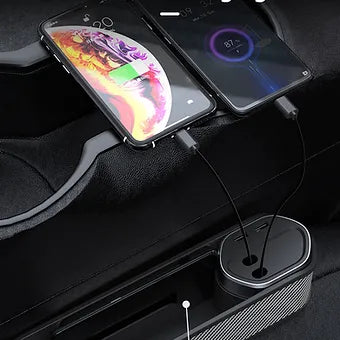 Car Seat Gap Charging Storage Box