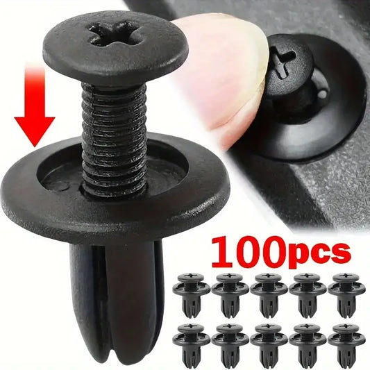 Multipurpose Car Fastener Clips (100-Pack)