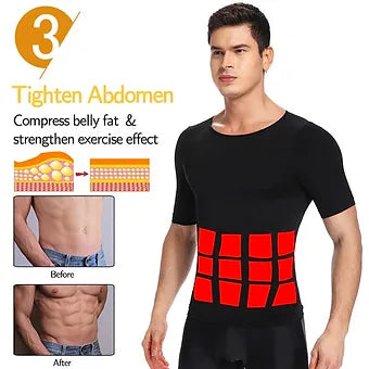 Men's Body Shaper Slimming T-Shirt - Smart Shop (Online Store for wise shoppers) 