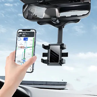 Rotatable Rearview Mirror Mobile Holder