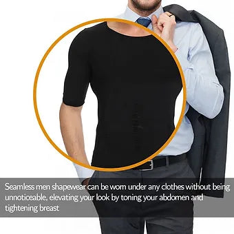 Men's Body Shaper Slimming T-Shirt - Smart Shop (Online Store for wise shoppers) 