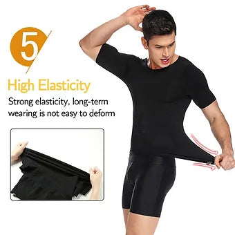 Men's Body Shaper Slimming T-Shirt - Smart Shop (Online Store for wise shoppers) 