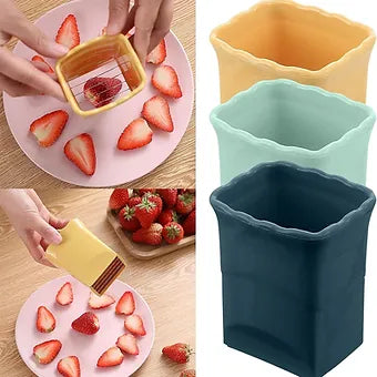 Stainless Steel Handheld Fruit Cup Slicer - Smart Shop (Online Store for wise shoppers) 