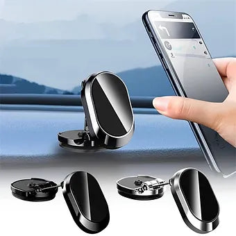 Foldable Magnetic Car Phone Holder