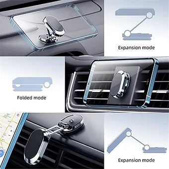 Foldable Magnetic Car Phone Holder