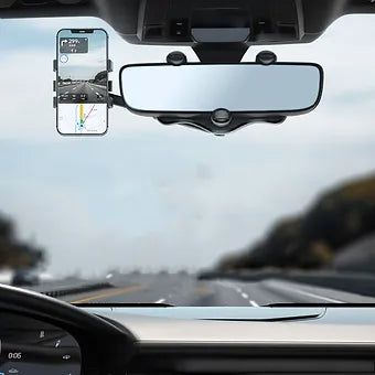 Rotatable Rearview Mirror Mobile Holder