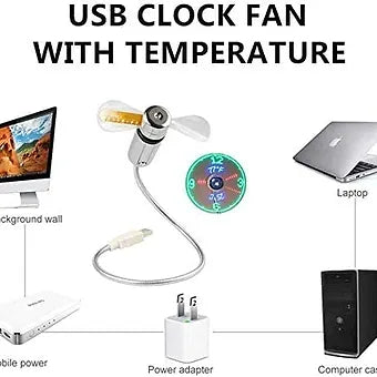 USB LED Fan Clock - Smart Shop (Online Store for wise shoppers) 