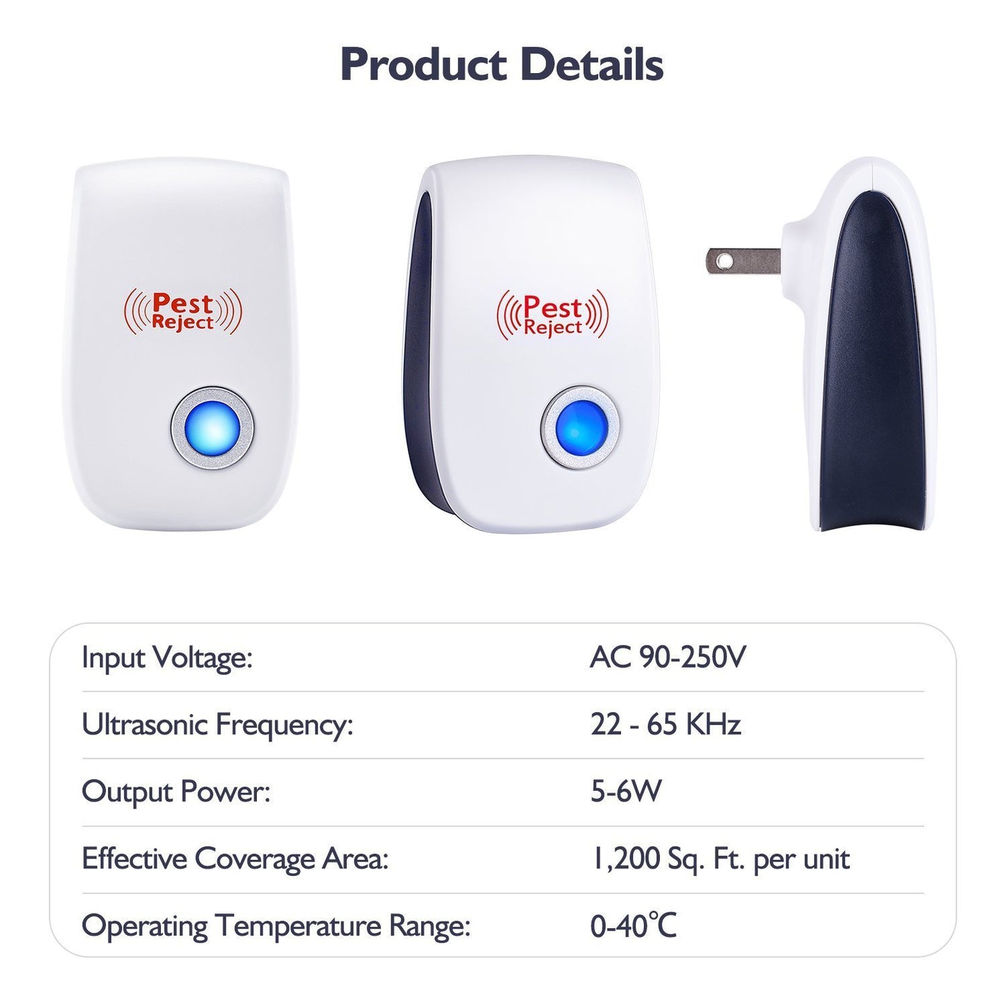 Pest_Reject™   The electronic Insect & Mini Mouse Repeller