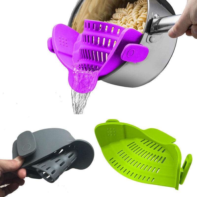 Clip-On Silicone Strainer