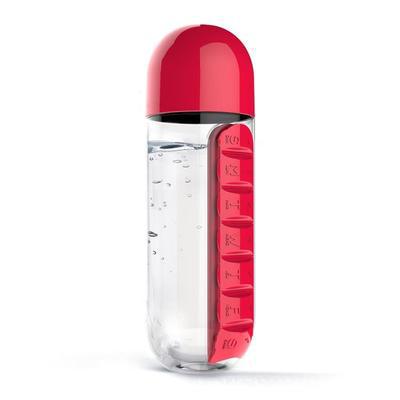 Water Bottle Daily Pill Organizer