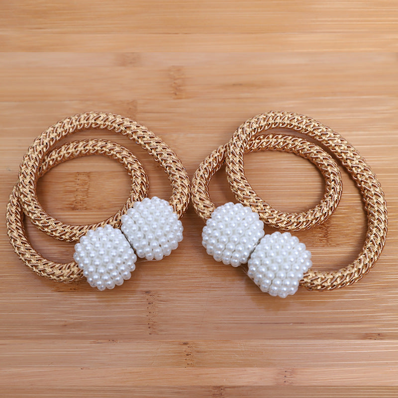 Pearl Magnetic Curtain Buckles