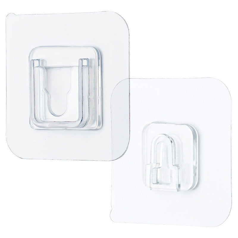 Self-Adhesive Transparent Hooks (Set of 10)