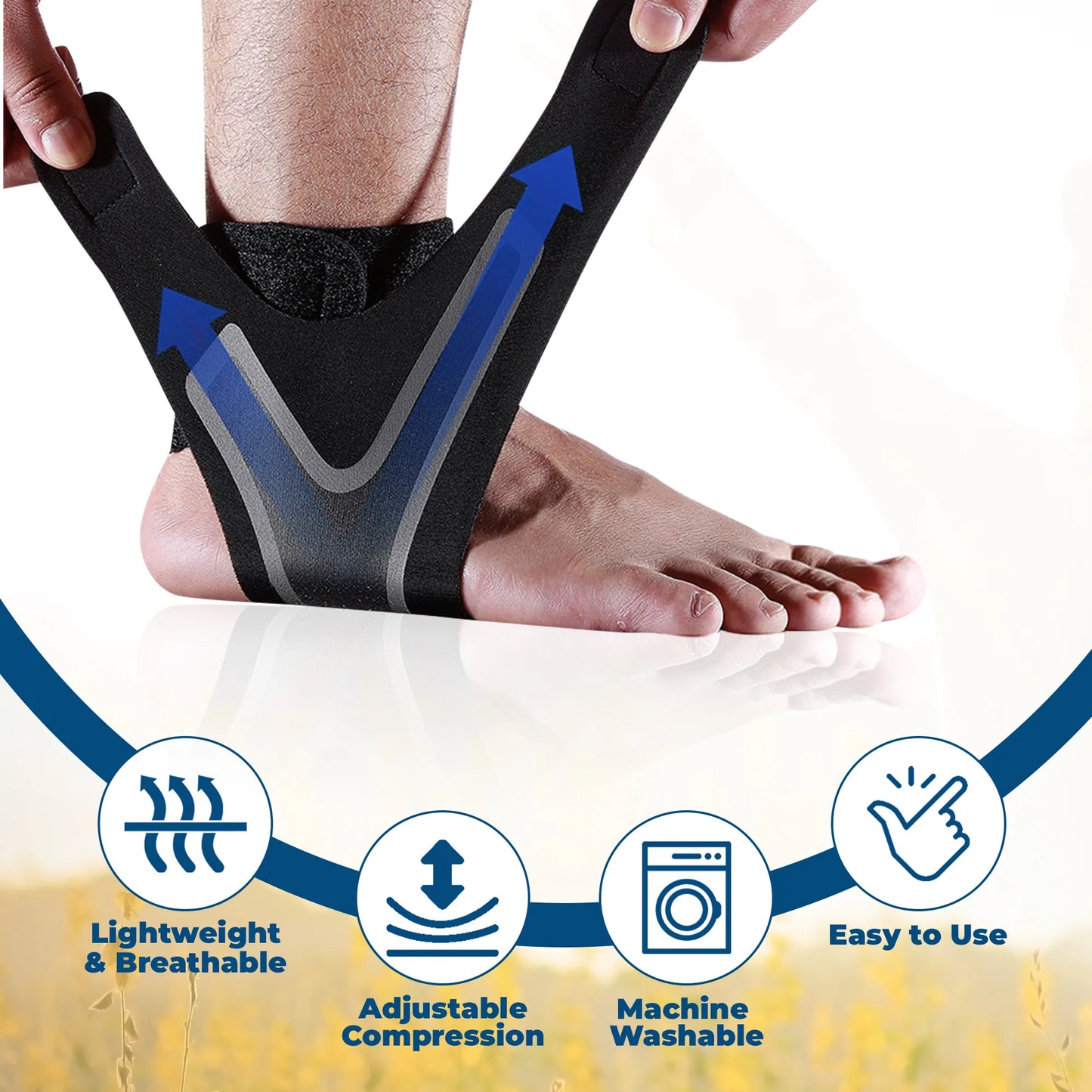 Ankle Support Brace (1 Pair)