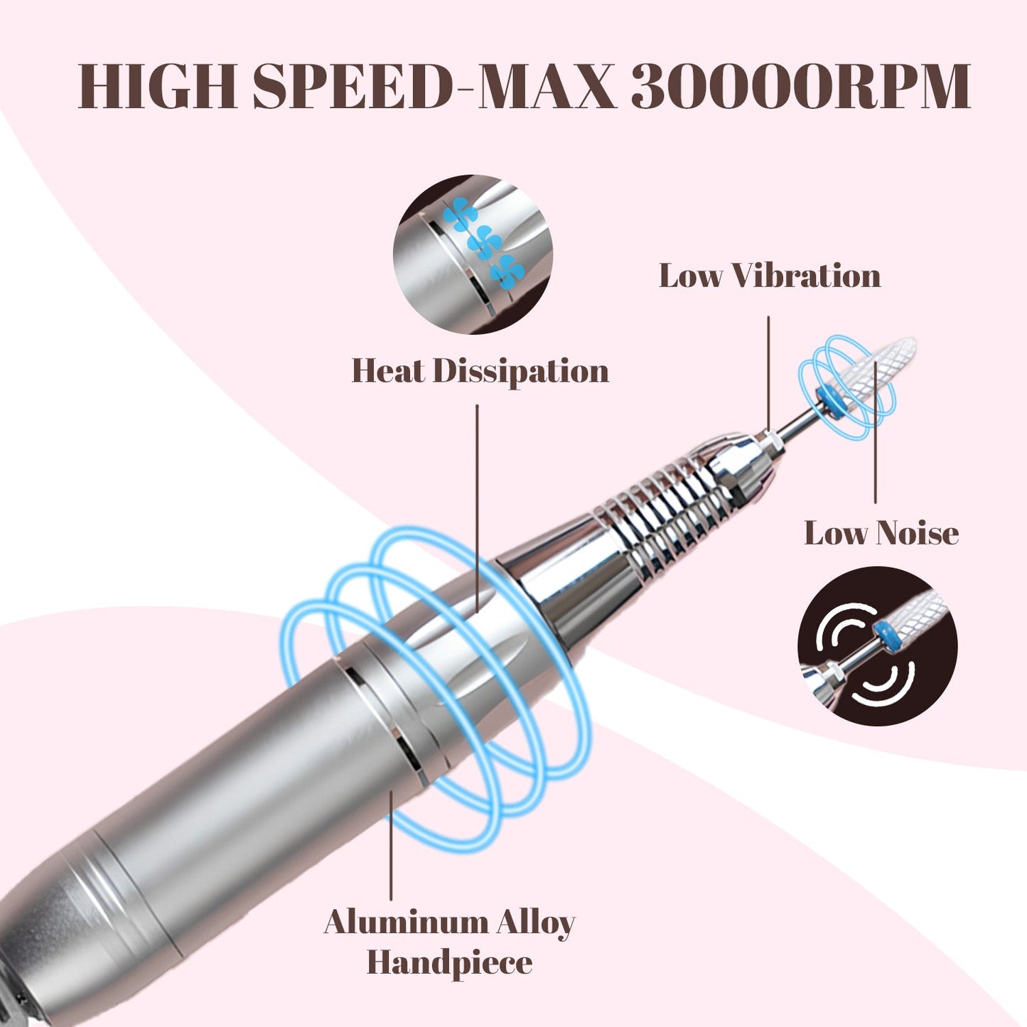 Megelin Portable Nail Drill Machine