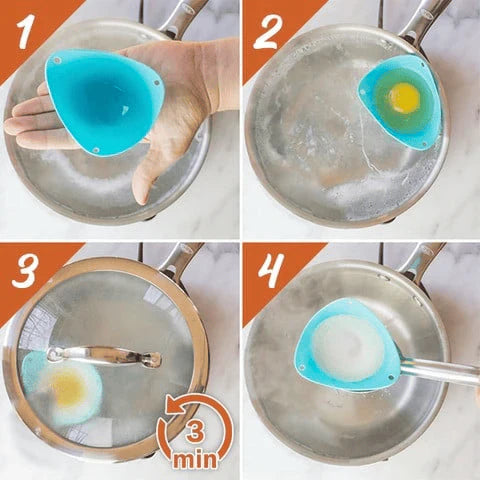 Silicone Egg Poacher (4pcs)