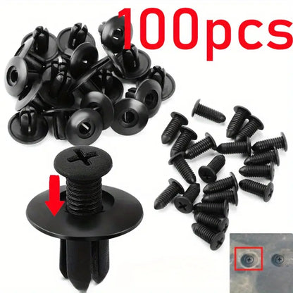 Multipurpose Car Fastener Clips (100-Pack)