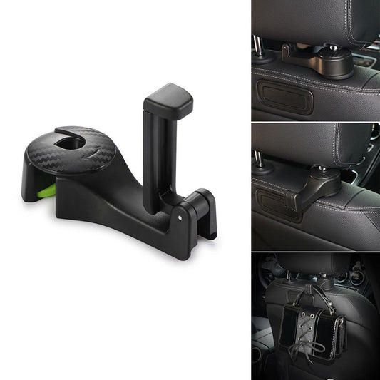 2 in 1 Car Headrest Hidden Hook