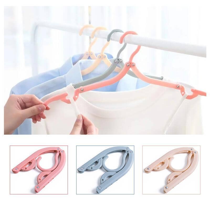 Portable Folding Hanger (Set of 8)