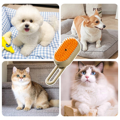 Rechargeable Steam Pet Brush