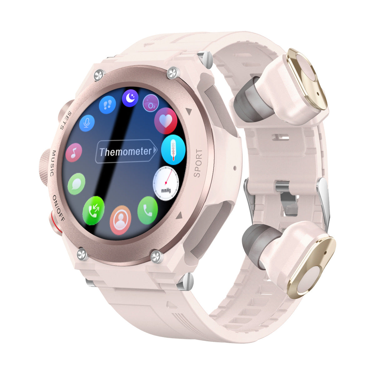 2 in 1 Smart Watch with Earbuds