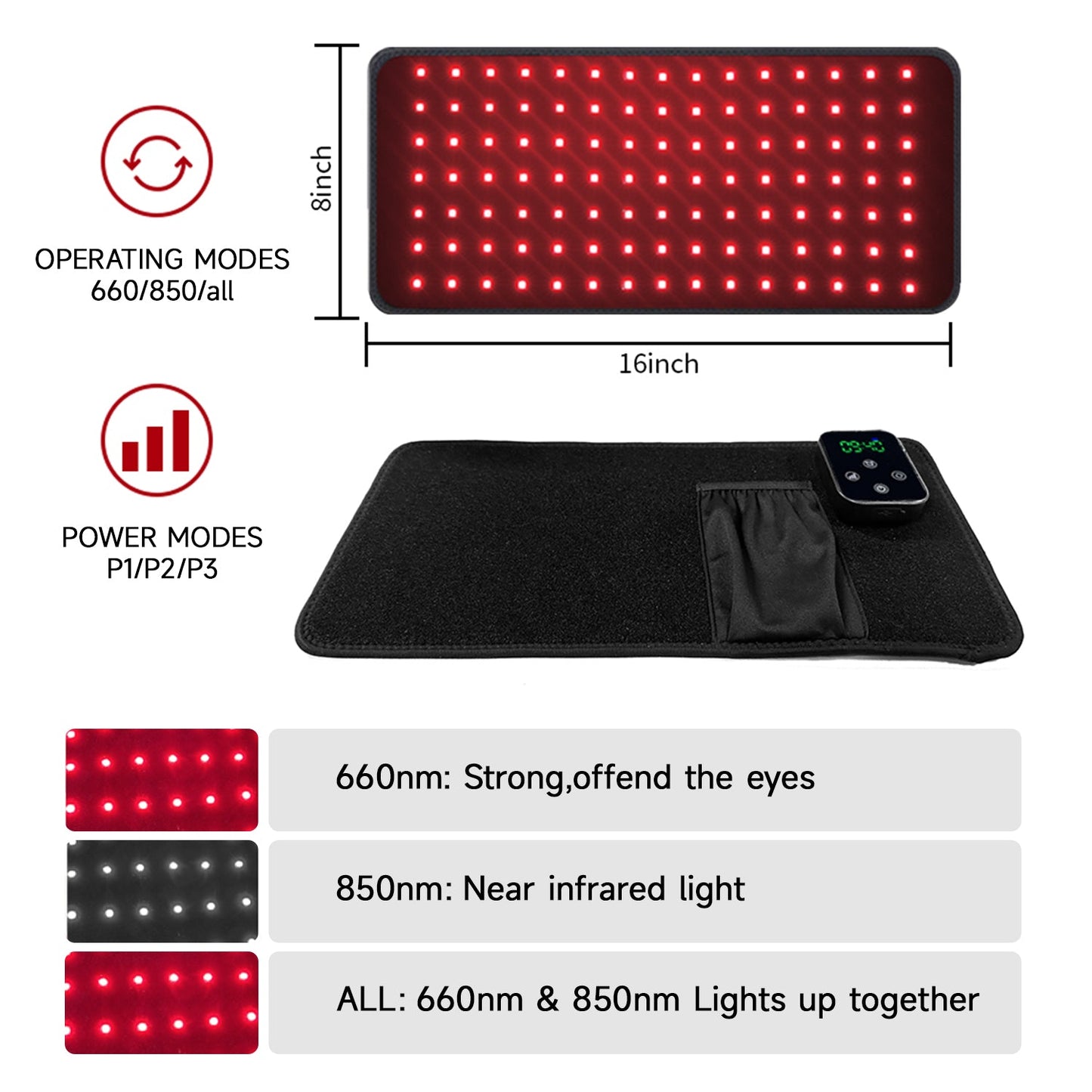 Megelin Rechargeable LED Belt