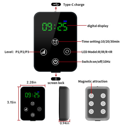 Megelin Rechargeable LED Belt