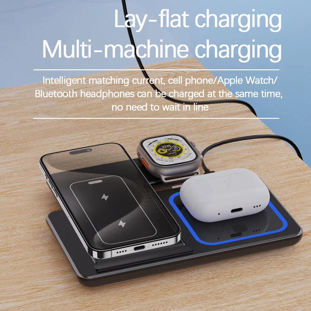 3 in 1 Foldable Wireless Charging Stand - Smart Shop (Online Store for wise shoppers) 