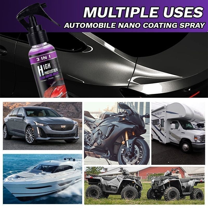 3 in 1 Quick Car Ceramic Coating Spray