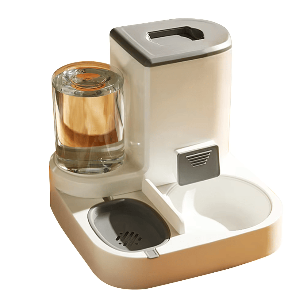 2-in-1 Automatic Cat and Dog Feeder with Water Dispenser