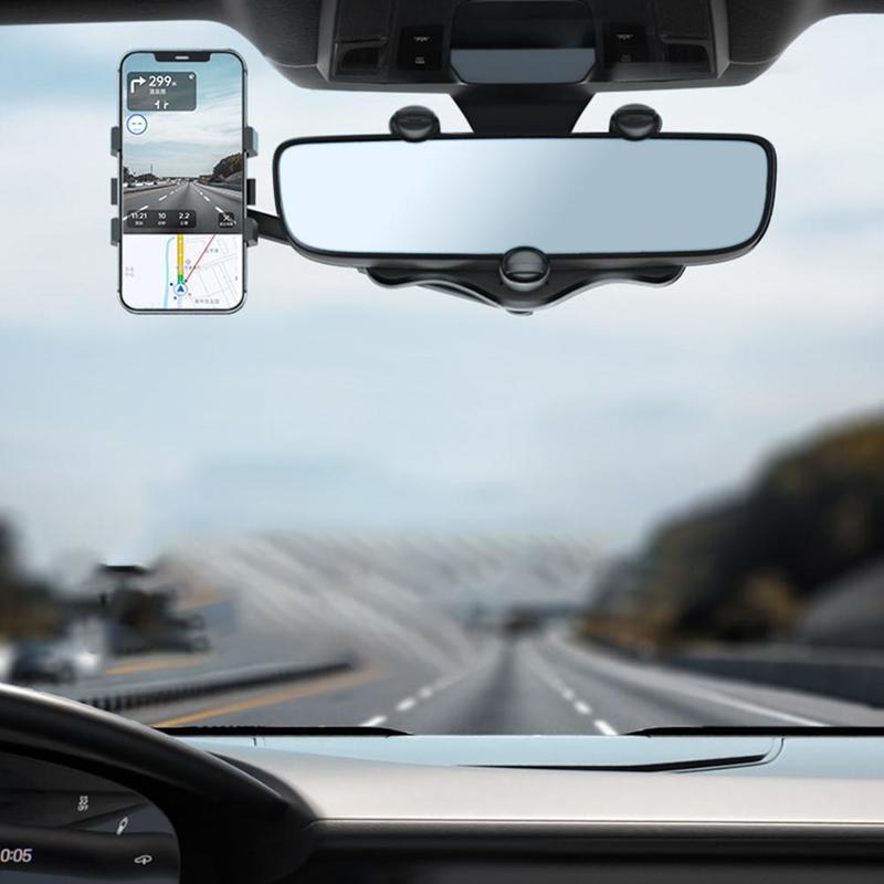 Rearview Mirror Phone Holder