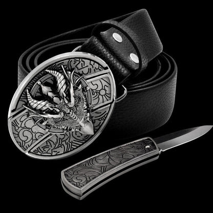 Self-defense Belt With a Hidden Knife