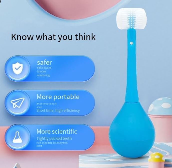 Three-sided Baby U-Shaped Toothbrush - Smart Shop (Online Store for wise shoppers) 